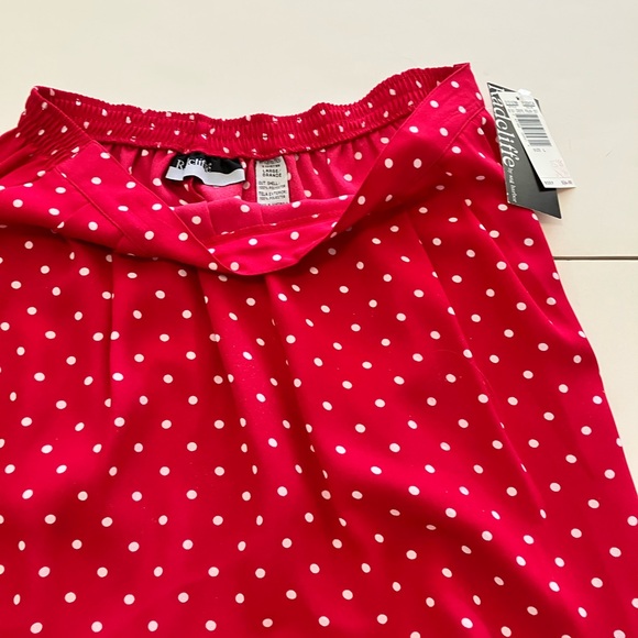 Sag Harbor Dresses & Skirts - Fushia Polka Dot Skirt Radcliffe by Sag Harbor